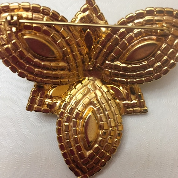 VINTAGE BROACH IRIDESCENT.  Could be Juliana - Picture 4 of 4